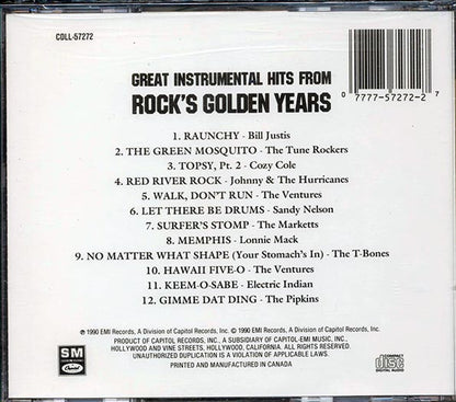 Sandy Nelson, The Ventures, Bill Justis, Etc. - Great Instrumental Hits From Rock's Golden Years (CD)