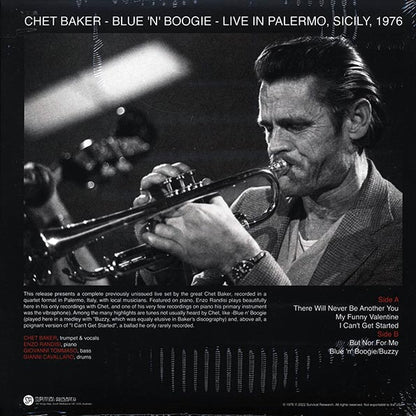 Chet Baker - Blue 'N' Boogie: Live In Palermo, Sicily, 1976 (LP) - PureSound Records