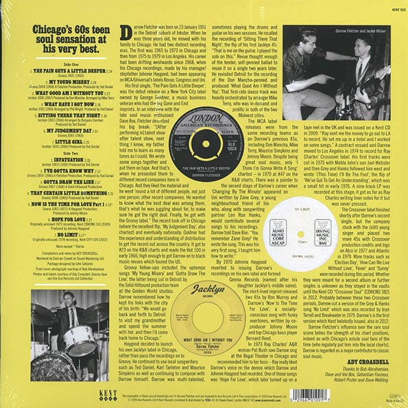Darrow Fletcher - My Young Misery (LP) - PureSound Records