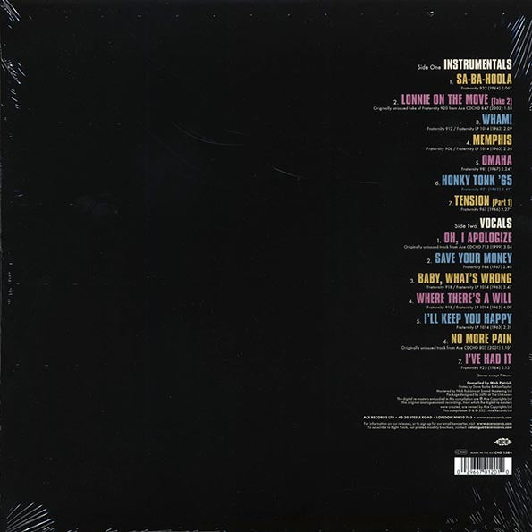 Lonnie Mack - Sa-Ba-Hoola! Two Sides Of Lonnie Mack: Fraternity Recordings 1963-1967 (LP) - PureSound Records
