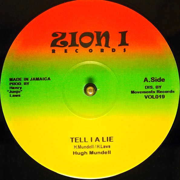 Hugh Mundell - Tell I A Lie; The Roots Radics - Version  /  Hugh Mundell - Jah Music; The Roots Radics - Version (12")