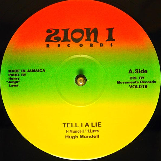 Hugh Mundell - Tell I A Lie; The Roots Radics - Version  /  Hugh Mundell - Jah Music; The Roots Radics - Version (12")