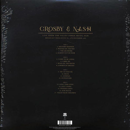 David Crosby, Graham Nash - Live From The Valley Forge Music Fair: Broadcast From Devon, PA, 4th December 1986 (LP) - PureSound Records