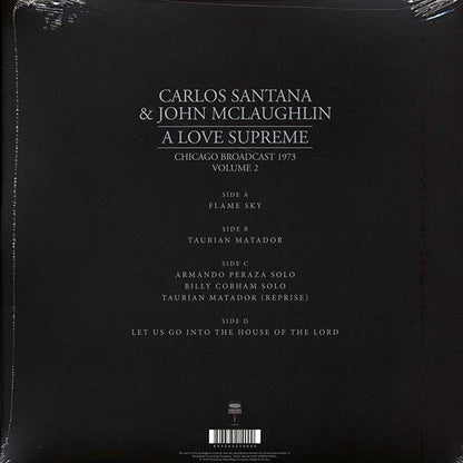 Carlos Santana, John McLaughlin - A Love Supreme Volume 2: Chicago Broadcast 1973 (LP) - PureSound Records
