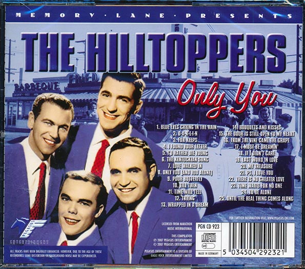The Hilltoppers - Only You (CD)