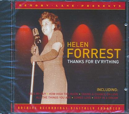 Helen Forrest - Thanks For Everything (CD)