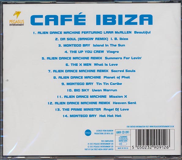 Alien Dance Machine, The X Men, Dr. Soul, Etc. - Cafe Ibiza (CD)