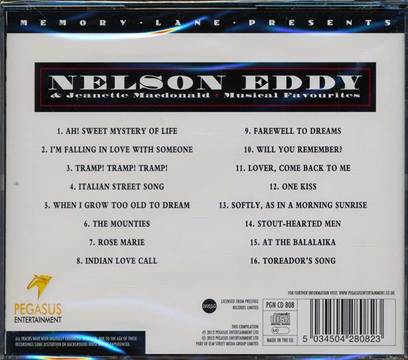 Nelson Eddy, Jeanette MacDonald - Musical Favorites (CD)