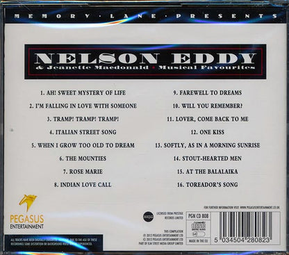 Nelson Eddy, Jeanette MacDonald - Musical Favorites (CD)