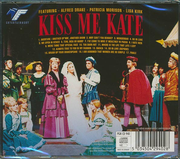 Patrica Morison, Alfred Drake, Lisa Kirk - Kiss Me Kate: The Broadway Musical Collection (CD)