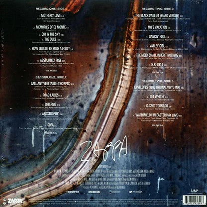 Frank Zappa - Zappa: Original Motion Picture Soundtrack (2xLP) (180g) (LP) - PureSound Records