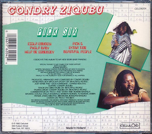 Condry Ziqubu - Pick Six (CD)