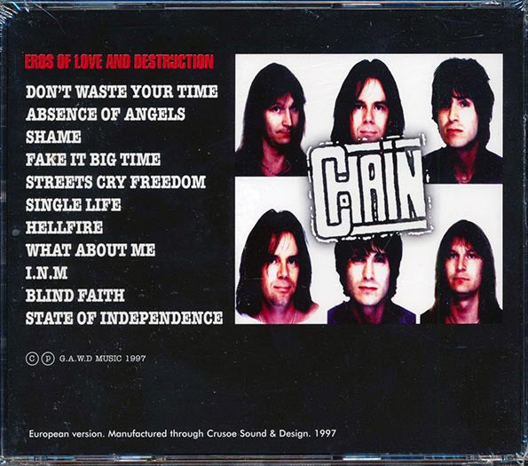 Chain - Eros Of Love And Destruction (CD)