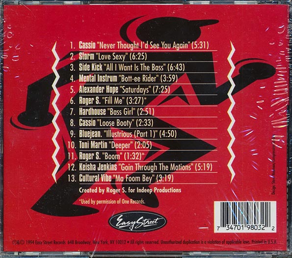 Cassio, Storm, Side Kick, Hardhouse, Etc. - Roger Sanchez Presents The Underground Dance Party Volume 1: 56 Minutes Of Non-Stop Jammin'!!! (CD)
