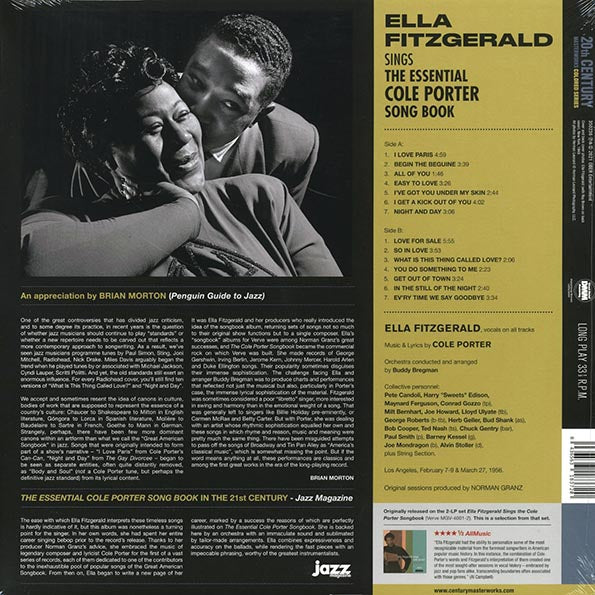 Ella Fitzgerald - Sings The Essential Cole Porter Song Book (ltd. ed.) (180g) (LP) - PureSound Records