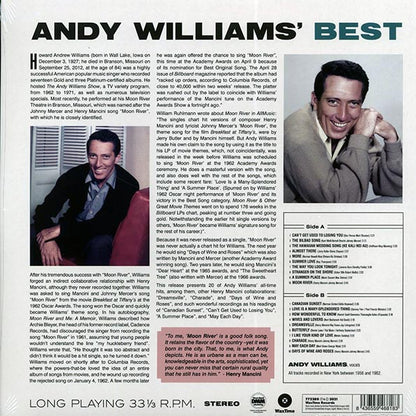 Andy Williams - Andy's Best (ltd. ed.) (LP) - PureSound Records