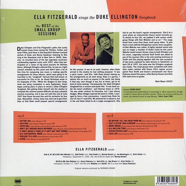 Ella Fitzgerald - Ella Fitzgerald Sings The Duke Ellington Songbook (DMM) (ltd. ed.) (180g) (LP) - PureSound Records