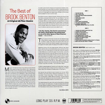 Brook Benton - The Best Of Brook Benton (ltd. ed.) (LP) - PureSound Records