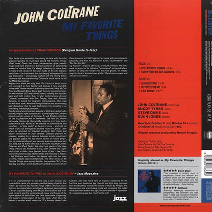 John Coltrane - My Favorite Things (+bonus track) (ltd. ed.) (180g) (LP) - PureSound Records