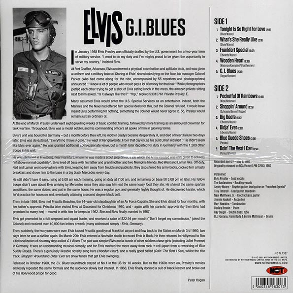 Elvis Presley - GI Blues (180g) (LP) - PureSound Records