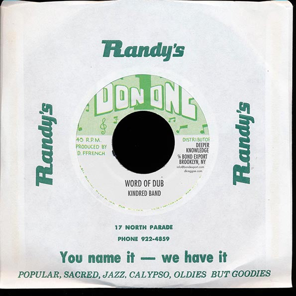 Roots - Words Of Warning  /  Kindred Band - Word Of Dub (7")