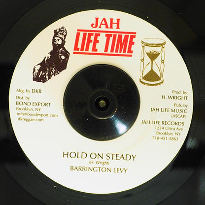 Barrington Levy - Hold On Steady  /  Jah Life - Hold On Dub (7")