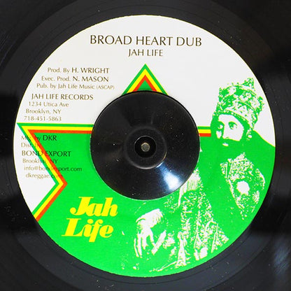 Tony Tuff - Broad Back  /  Jah Life - Broad Heart Dub (7")