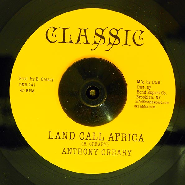 Anthony Creary - Land Called Africa  /  Solid Foundation Band - Africa Dub (7")