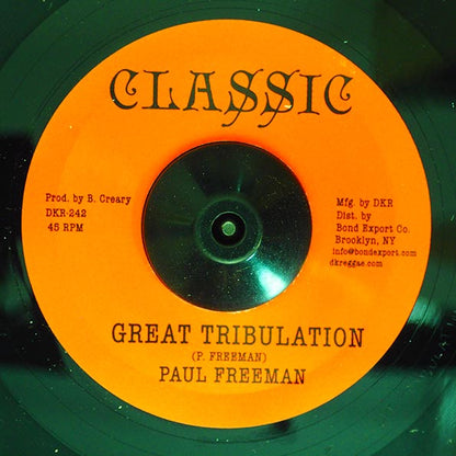 Paul Freeman - Great Tribulation  /  Tribulation Version (7")