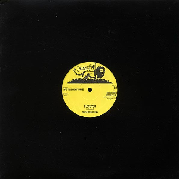Chosen Brothers - Child Of Slave (Extended Mix)  /  Chosen Brothers - I Love You; Version (10", 12")