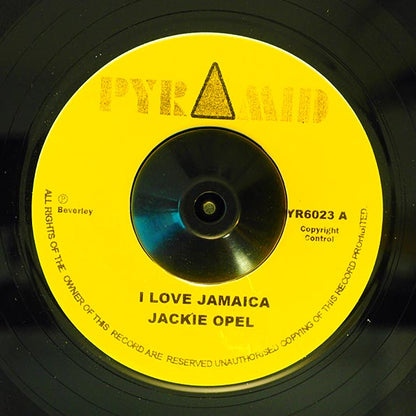 Jackie Opel - I Love Jamaica  /  Roland Alphonso - El Pussycat Ska (7")