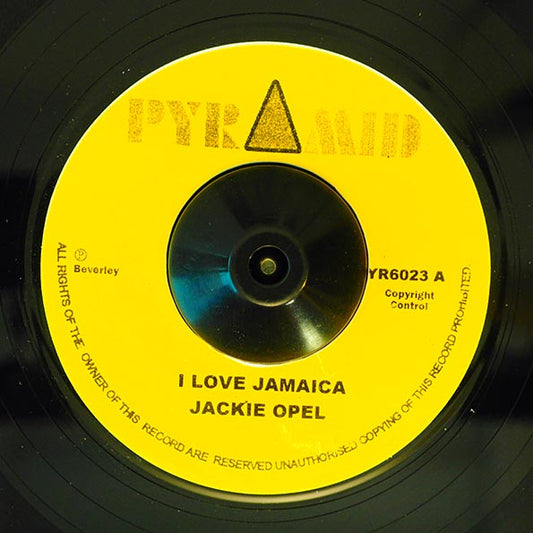 Jackie Opel - I Love Jamaica  /  Roland Alphonso - El Pussycat Ska (7")