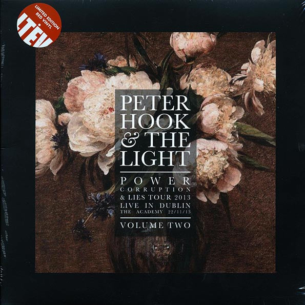 Peter Hook & The Light - Power, Corruption & Lies Tour 2013 Volume 2: Live In Dublin, The Academy, 22/11/13 (RSD 2017) (ltd. ed.) (LP) - PureSound Records