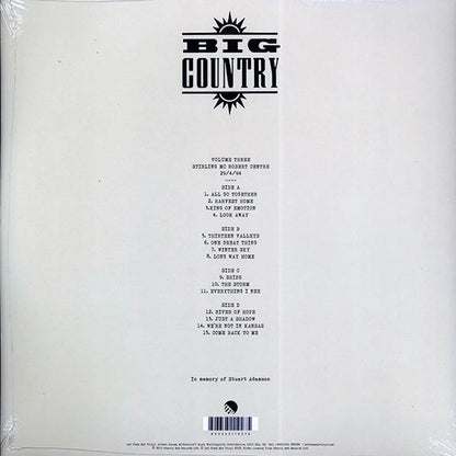 Big Country - We're Not In Kansas: The Live Bootleg Series 1993-1998 Volume 3 (ltd. ed.) (LP) - PureSound Records
