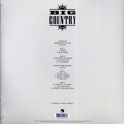 Big Country - We're Not In Kansas: The Live Bootleg Series 1993-1998 Volume 2 (ltd. ed.) (2xLP) (LP) - PureSound Records
