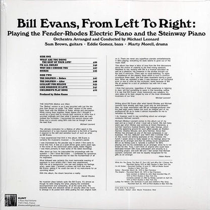 Bill Evans - From Left To Right (ltd. ed.) (LP) - PureSound Records