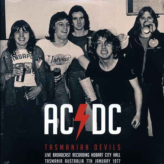 AC/DC - Tasmanian Devils: Live Broadcast Recording, Hobart City Hall, Tasmania, Australia, 7th January 1977 (2xLP) - PureSound Records