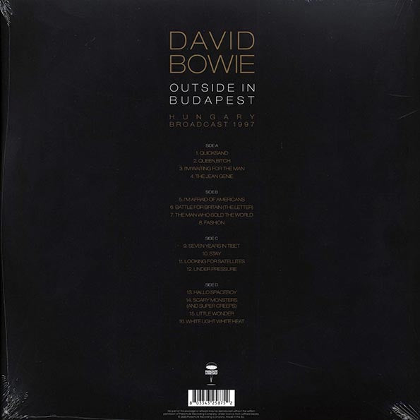 David Bowie - Outside In Budapest: Hungary Broadcast 1997 (LP) - PureSound Records