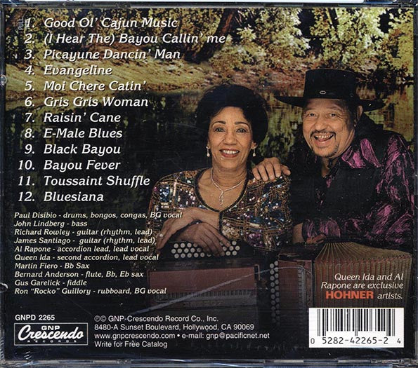 Queen Ida, Al Rapone - Back On The Bayou (CD)