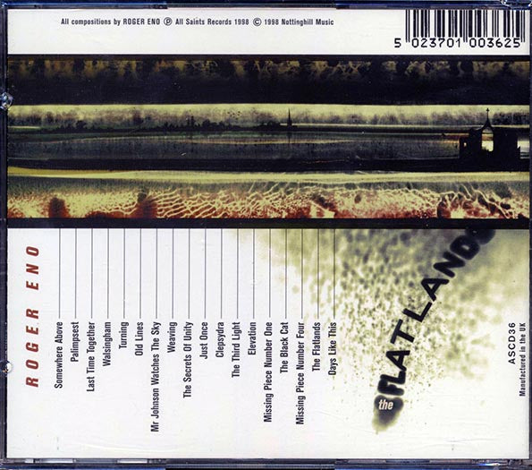 Roger Eno - Flatlands (CD)