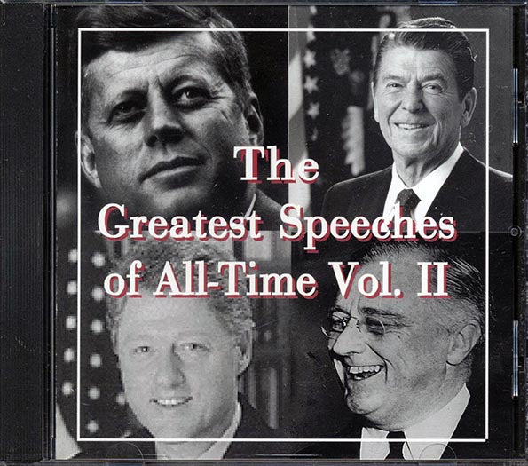 Franklin D Roosevelt, Ronald Reagan, John F Kennedy, Etc. - The Greatest Speeches Of All-Time Volume 2 (CD)