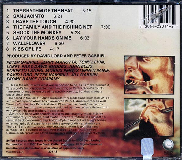 Peter Gabriel - Security (CD)