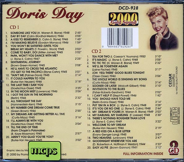 Doris Day - Doris Day (40 tracks) (CD)