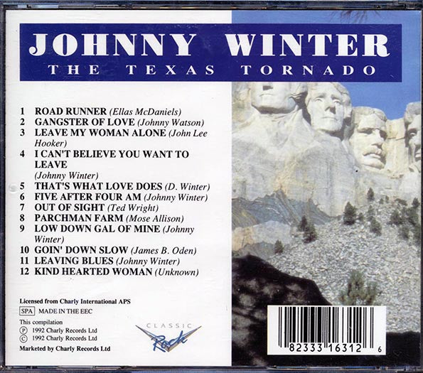 Johnny Winter - The Texas Tornado (CD)