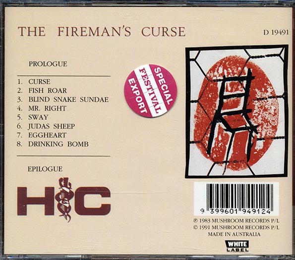 Hunters + Collectors - The Fireman's Curse (CD)