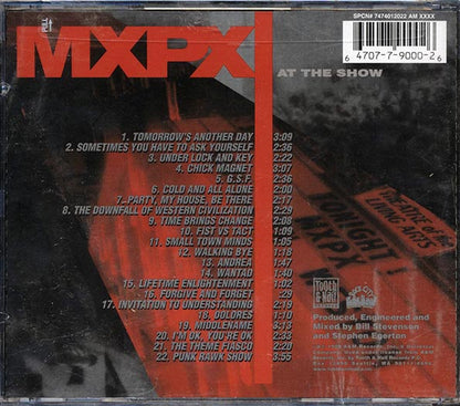 MxPx - At The Show (CD)
