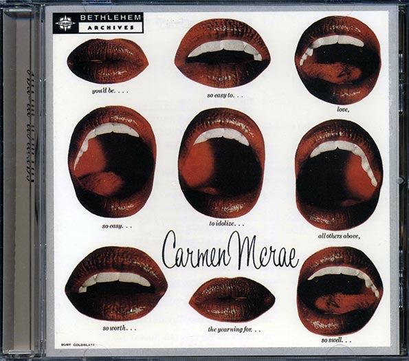 Carmen McRae, Mat Mathews Quartet, Tony Scott Quartet - Carmen McRae (CD)