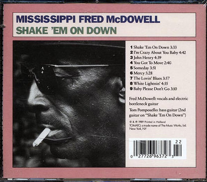 Mississippi Fred McDowell - Shake 'Em On Down (CD)