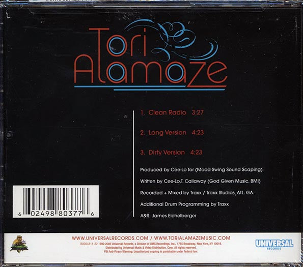 Tori Alamaze - Don't Cha (CD)
