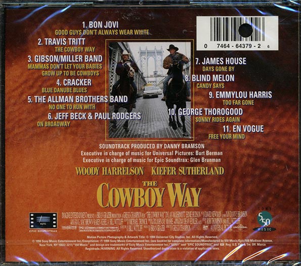 Bon Jovi, En Vogue, The Allman Brothers Band, Etc. - The Cowboy Way: Music From The Motion Picture (CD)